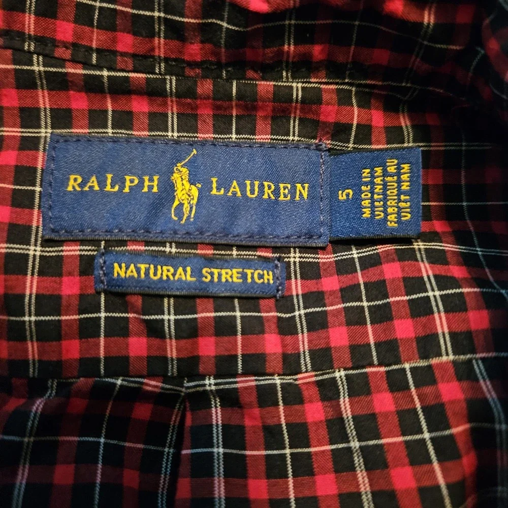 Ralph‎ Lauren Shirt Boys Size 5 Collared Button Down Shirt